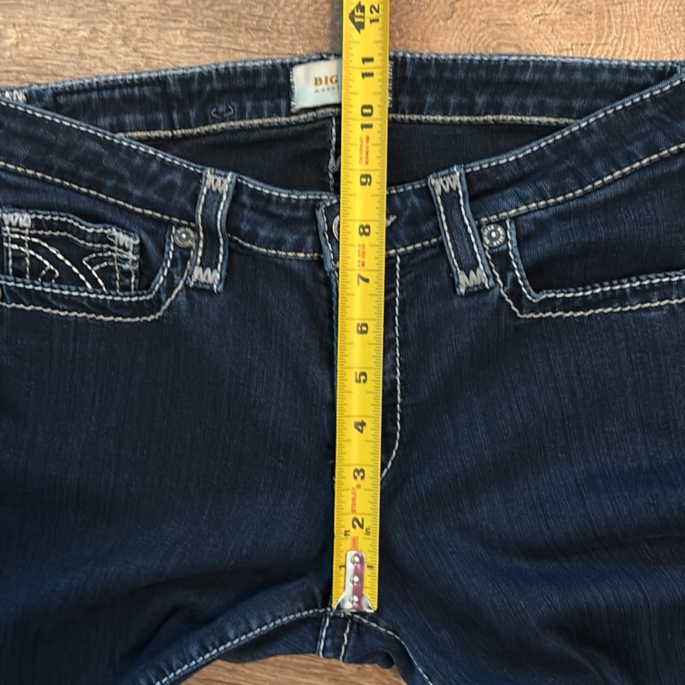 Big Star Maddie Skinny Jeans Womens 29 L Fit 29x33 Mid Rise Dark Denim Pants - Picture 7 of 11